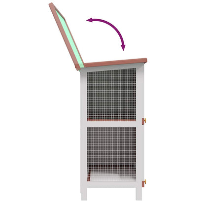 Rabbit Hutch | Brown and White