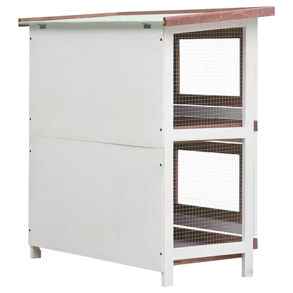 Rabbit Hutch | Brown and White