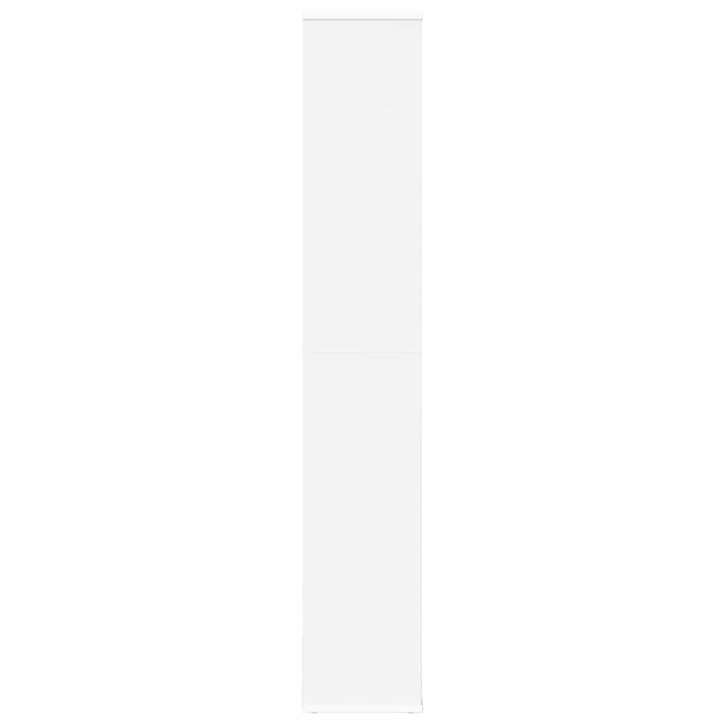 Room Divider/Book Cabinet White 100x24x140 cm Engineered Wood