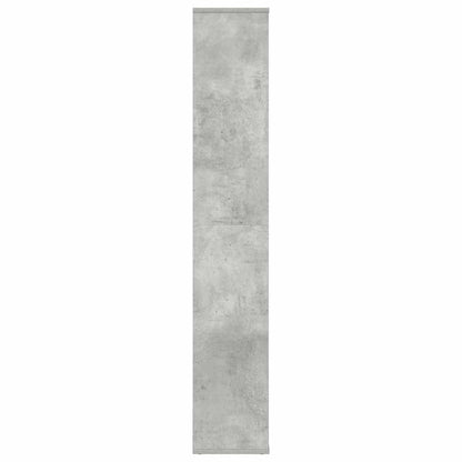 Room Divider/Book Cabinet Concrete Grey 100x24x140 cm Engineered Wood