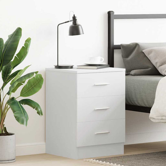 Bedside Cabinet | White | Engineered wood | Medium | Bedside Cabinet