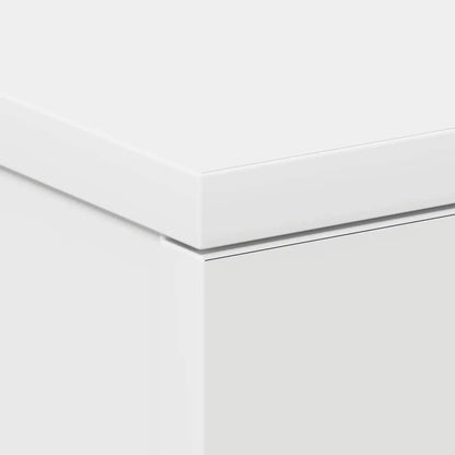 Bedside Cabinets 2 pcs White 38x35x56 cm Engineered Wood