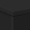 Bedside Cabinet Black 38x35x56 cm Engineered Wood