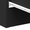 Bedside Cabinet Black 38x35x56 cm Engineered Wood