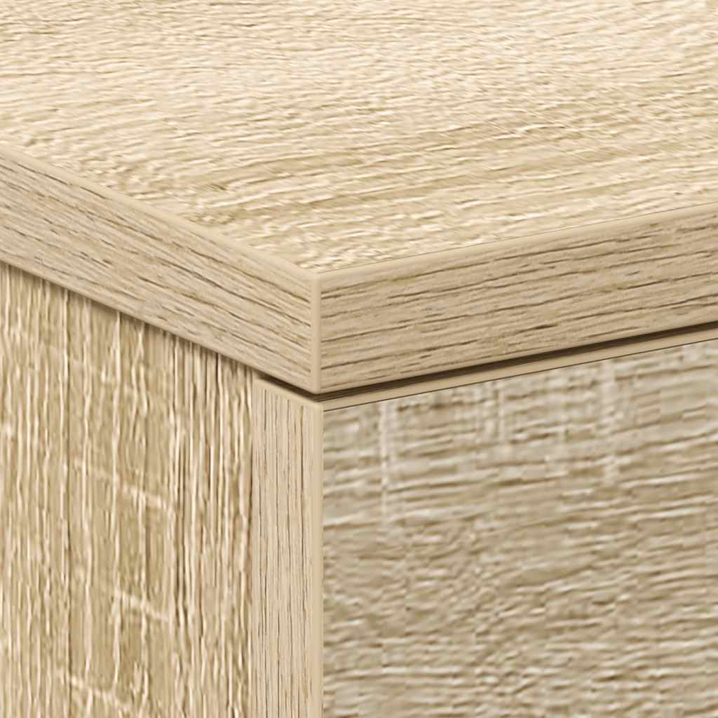Bedside Cabinet Sonoma Oak 38x35x56 cm Engineered Wood