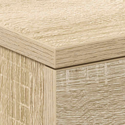 Bedside Cabinet Sonoma Oak 38x35x56 cm Engineered Wood
