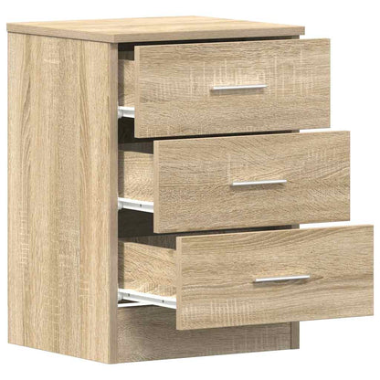 Bedside Cabinets 2 pcs Sonoma Oak 38x35x56 cm Engineered Wood