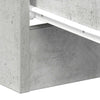 Bedside Cabinet Concrete Grey 38x35x56 cm Engineered Wood