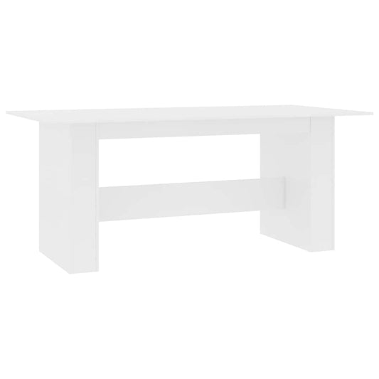 Dining Table | White | Engineered wood | Minimalistic | Dining Table