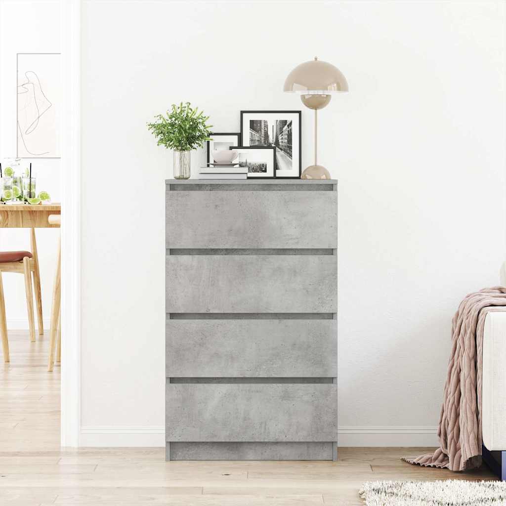 Sideboard Concrete Grey 60x35x98.5 cm Engineered Wood