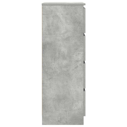 Sideboard Concrete Grey 60x35x98.5 cm Engineered Wood