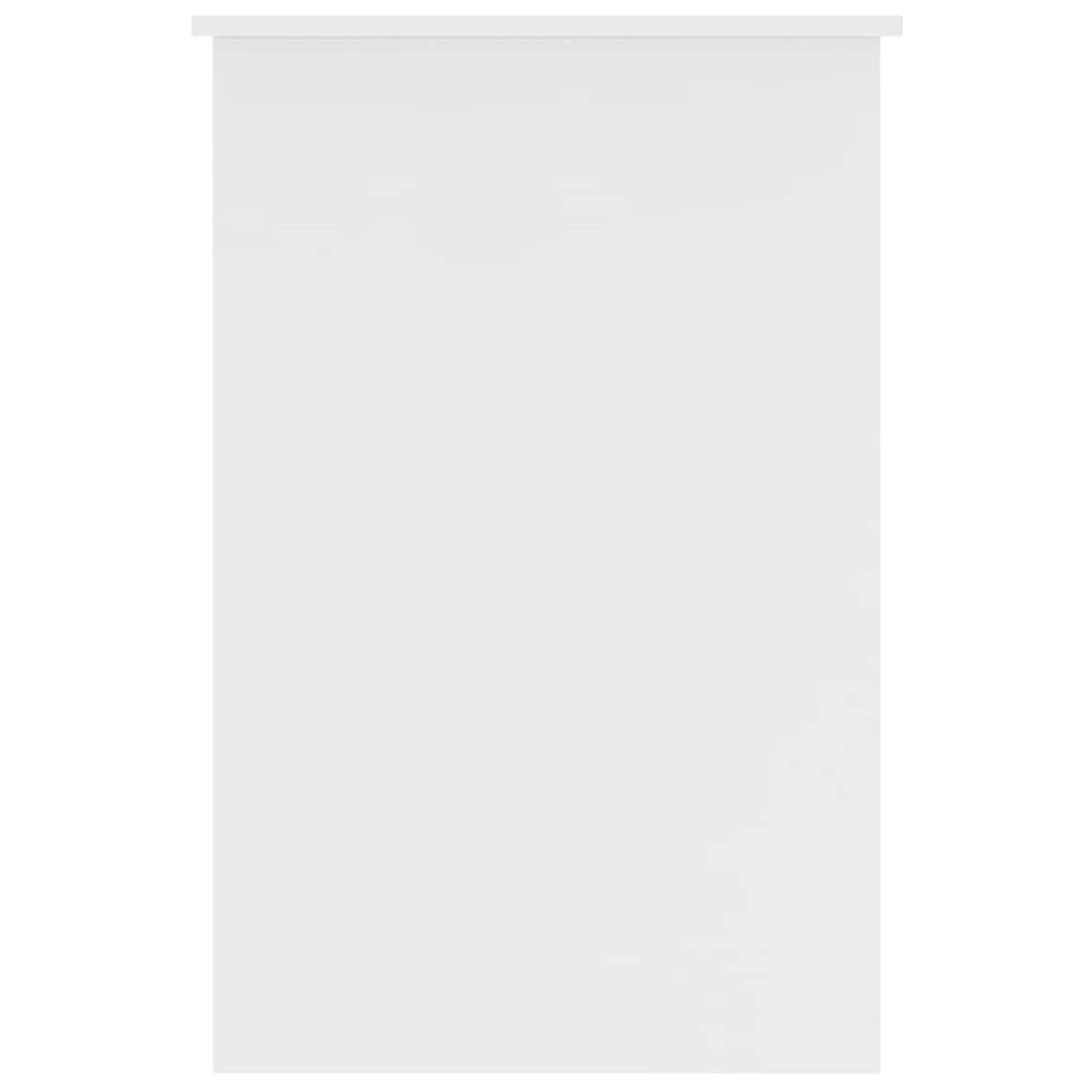 vidaXL Desk White Engineered wood 39.4x19.7x29.9 in Desk Rectangular