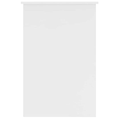 vidaXL Desk White Engineered wood 39.4x19.7x29.9 in Desk Rectangular