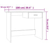Desk Sonoma Oak 39.4"x19.7"x29.9" Engineered Wood