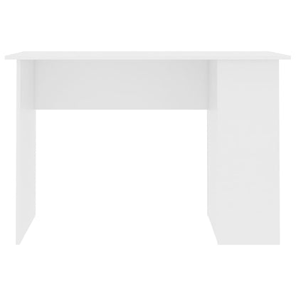 Desk White 43.3"x23.6"x28.7" Engineered Wood