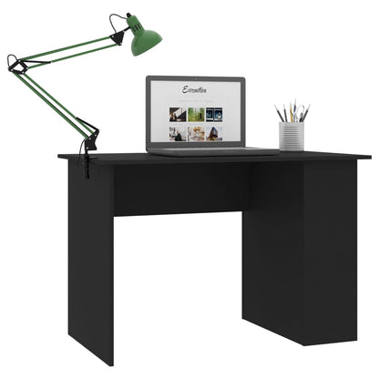 Desk Black 43.3"x23.6"x28.7" Engineered Wood