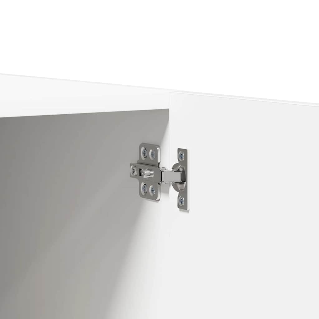 Wardrobe White 90x52x200 cm Engineered Wood