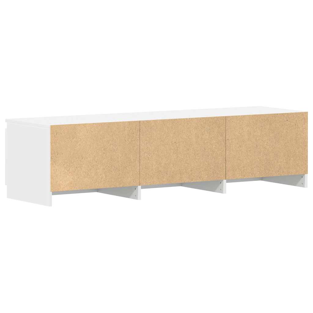 TV Cabinet | White | Engineered Wood | TV Cabinet | Rectangular