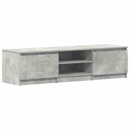 TV Cabinet | Concrete Grey | Engineered Wood | 140 x 40 cm | TV Cabinet
