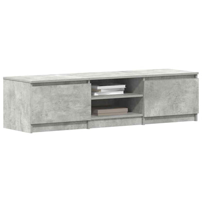 TV Cabinet | Concrete Grey | Engineered Wood | 140 x 40 cm | TV Cabinet