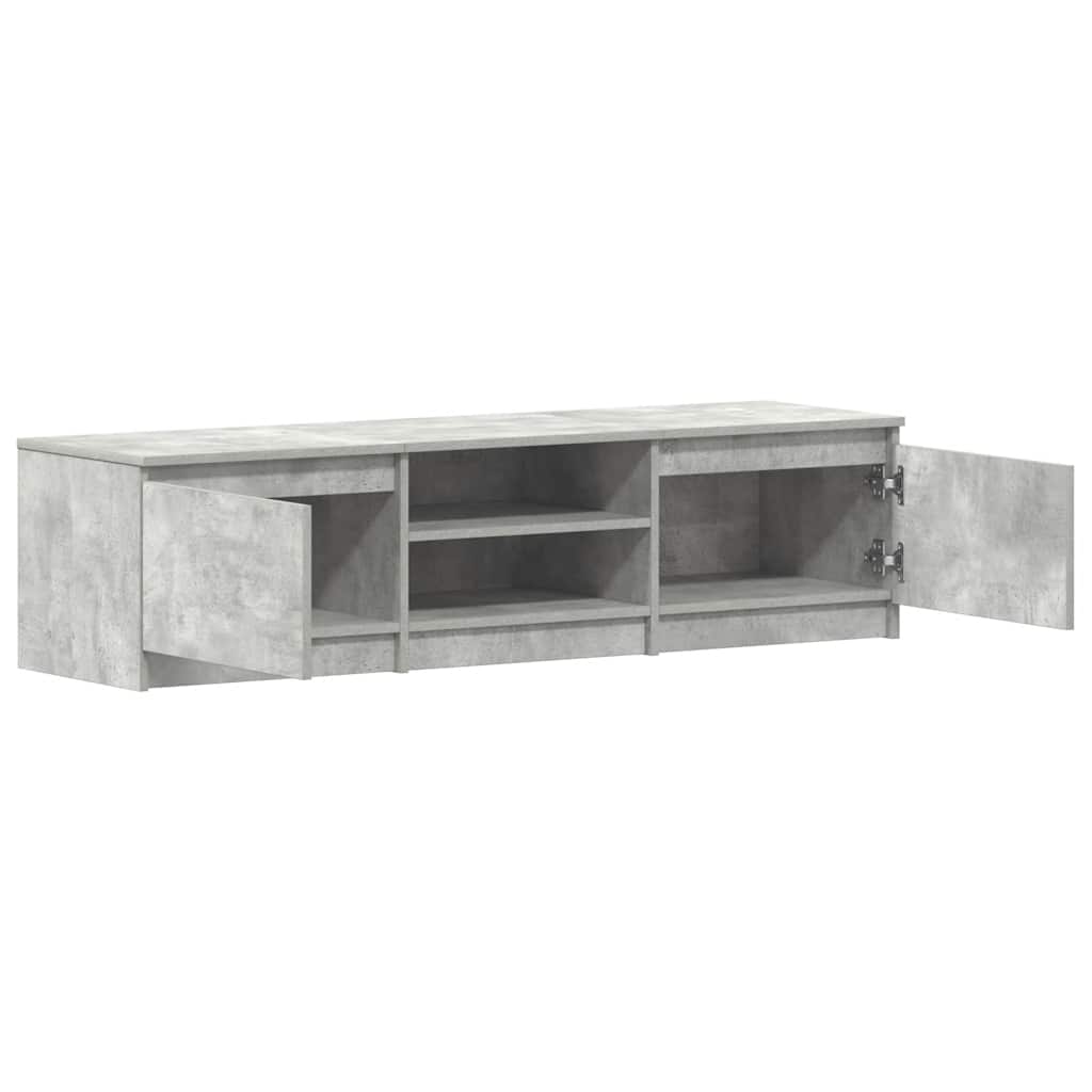 TV Cabinet | Concrete Grey | Engineered Wood | 140 x 40 cm | TV Cabinet