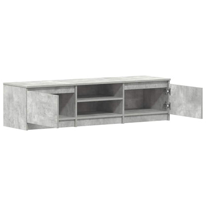 TV Cabinet | Concrete Grey | Engineered Wood | 140 x 40 cm | TV Cabinet