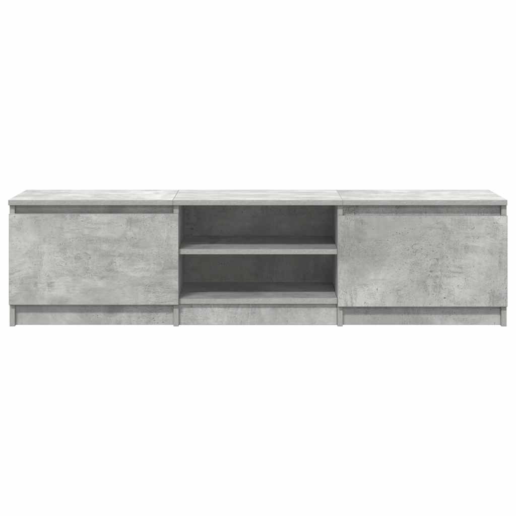 TV Cabinet | Concrete Grey | Engineered Wood | 140 x 40 cm | TV Cabinet