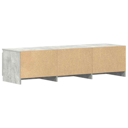 TV Cabinet | Concrete Grey | Engineered Wood | 140 x 40 cm | TV Cabinet