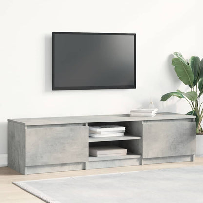 TV Cabinet | Concrete Grey | Engineered Wood | 140 x 40 cm | TV Cabinet