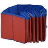 Dog Swimming Pool Red PVC 47.2 x 11.8 in Collapsible