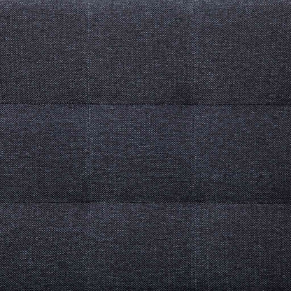L-shaped Sofa Bed Dark grey Polyester