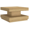 Coffee Table Light Brown 60x60x35 cm MDF