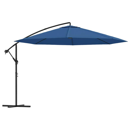 Cantilever Garden Parasol with Aluminium Pole 350 cm Blue