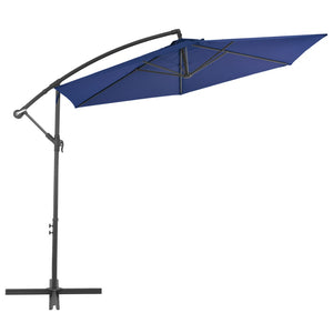 Cantilever Garden Parasol with Aluminium Pole 300 cm Blue