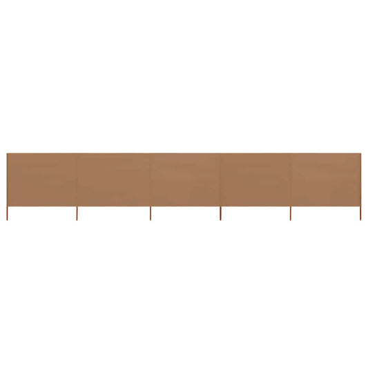 Wind Screen | Taupe | Non-woven fabric, Wood | Large | Foldable
