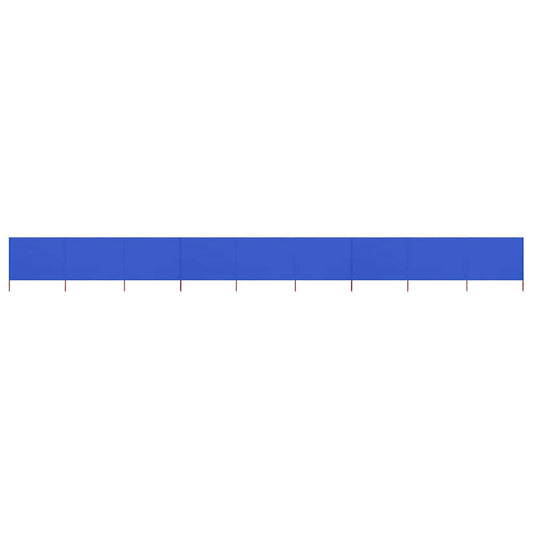 Wind Screen | Azure Blue | Non-woven fabric, Wood | 1200 x 80 cm