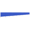9-panel Wind Screen Fabric 1200x120 cm Azure Blue