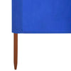 9-panel Wind Screen Fabric 1200x120 cm Azure Blue
