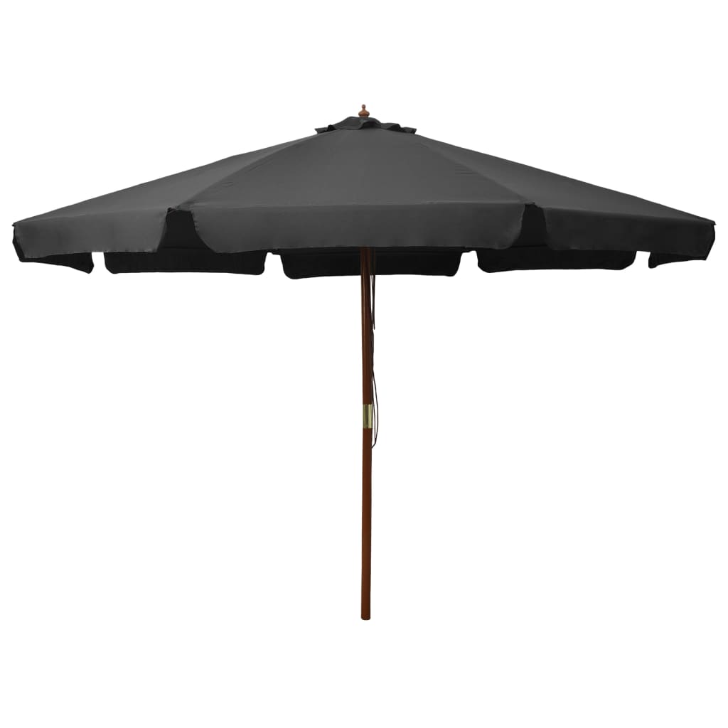 Garden Parasol | Anthracite | Polyester | Large | Foldable