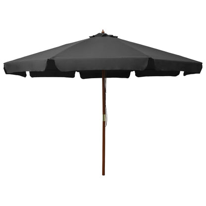 Garden Parasol | Anthracite | Polyester | Large | Foldable