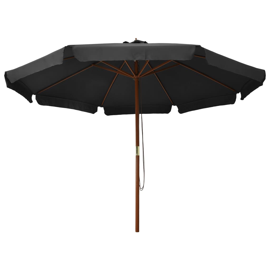 Garden Parasol | Anthracite | Polyester | Large | Foldable