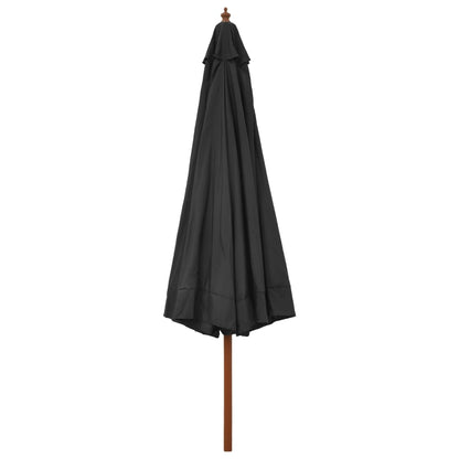 Garden Parasol | Anthracite | Polyester | Large | Foldable