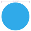 Pool Cover Blue 417 cm PE