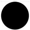 Pool Cover Black 250 cm PE