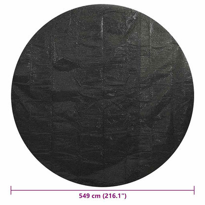 92161 vidaXL Pool Cover Black 549 cm PE