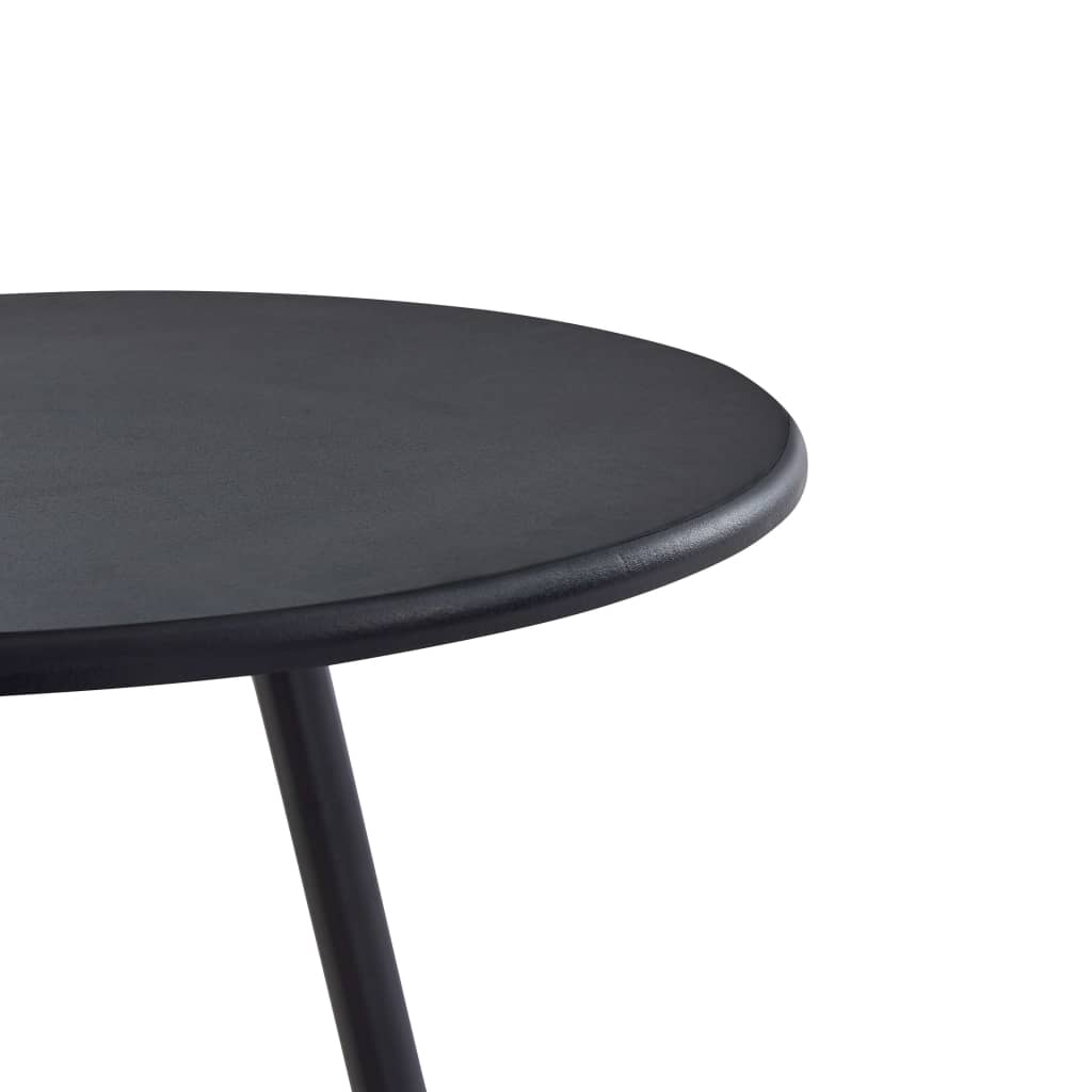 Bar Table Black 60x107.5 cm MDF