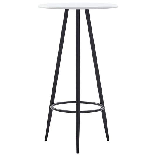 Bar Table | White | MDF with PVC coating | 60 x 107.5 cm | Durable