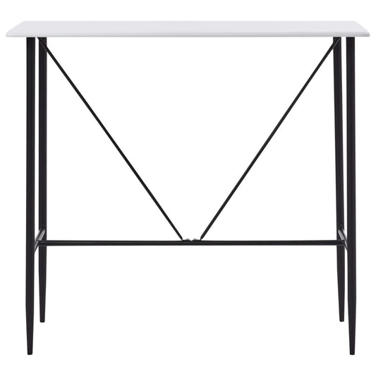 Bar Table | White | MDF | 120x60x110 cm | Modern | Bar Table