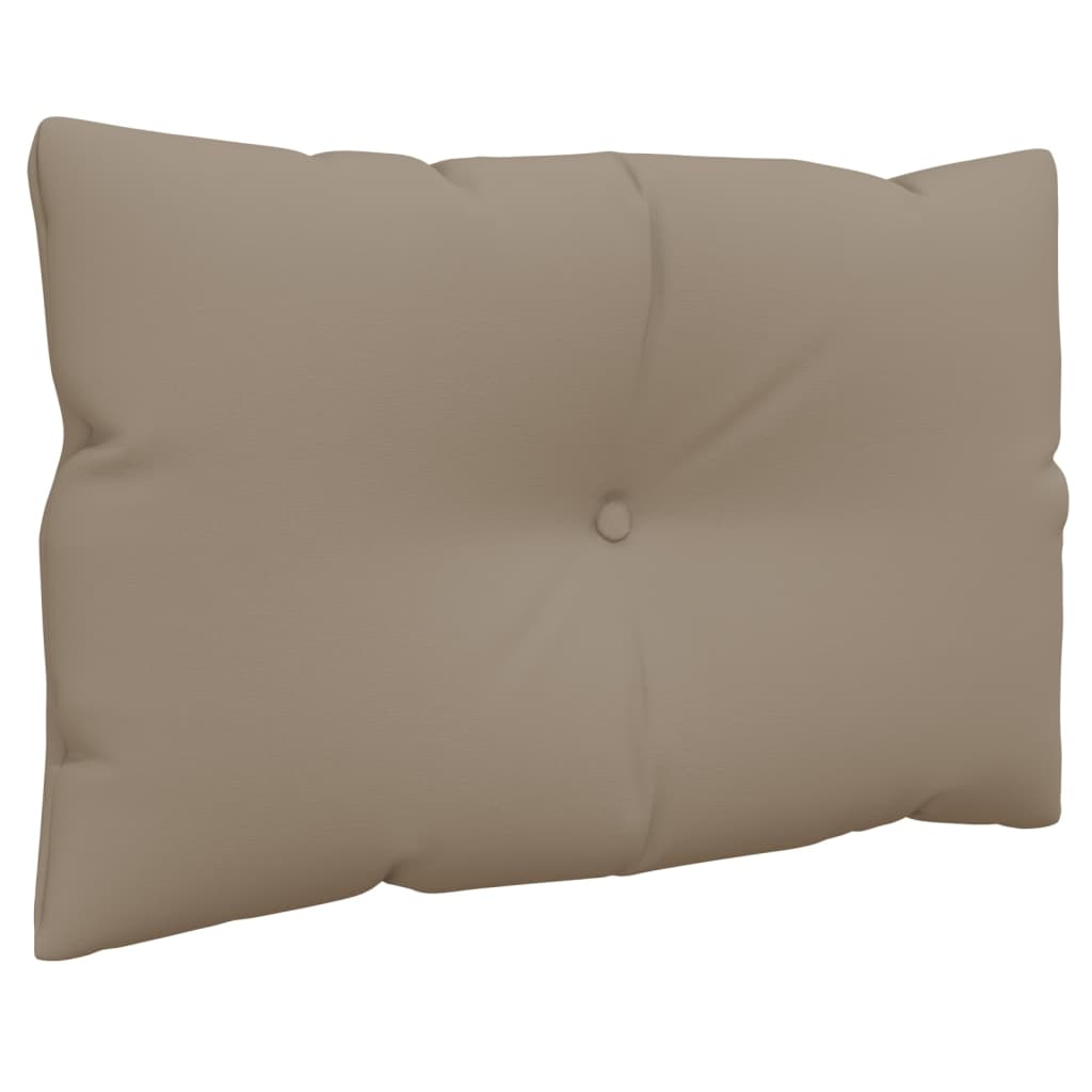 Pallet Cushions 3 pcs Taupe Fabric