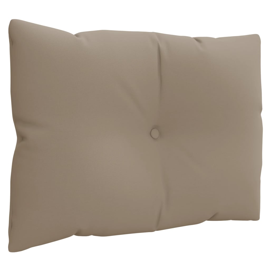 Pallet Cushions 3 pcs Taupe Fabric